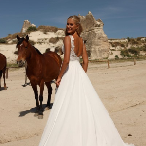 Robe de mariée Serena Monia Loretti ML 5522 Dos