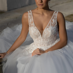 Robe de mariée Paul et Nathalie 25pn20 Face